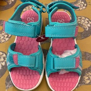 Girls So Sandals, New in Box, Size 1, Tuquoise